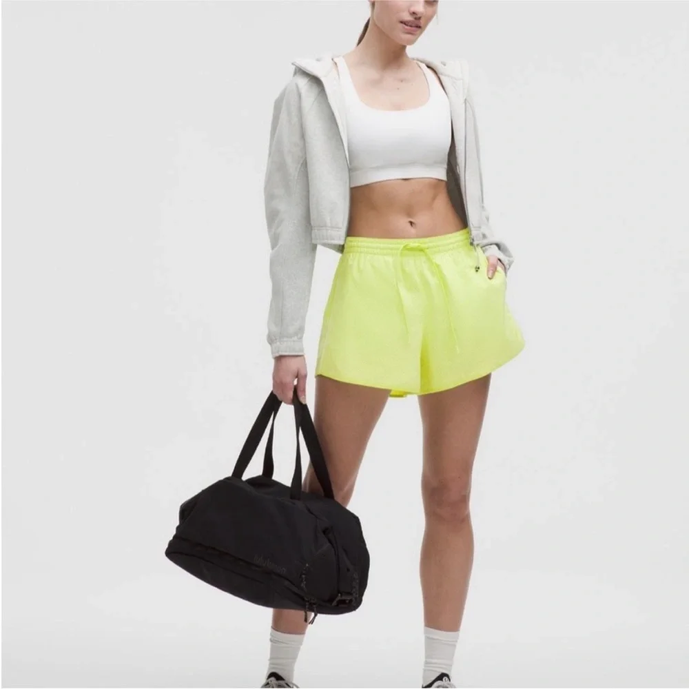 Lululemon Athletica Neon Yellow Athletic Shorts